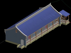 city chinese ancient luxury palace building - 89 3D 模型
