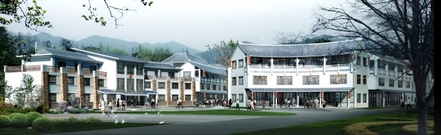 city chinese ancient luxury palace building - 101 Modèle 3D .c4d .max .obj .3ds .fbx .stl .blend 