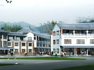 city chinese ancient luxury palace building - 101 3D Model