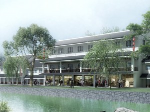 city chinese ancient luxury palace building - 105 3D Model