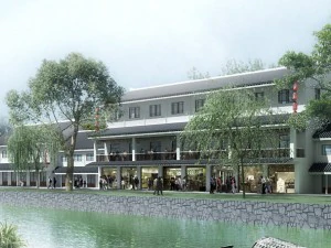 ciudad china antiguo edificio del palacio de lujo - 105 Modelo 3D