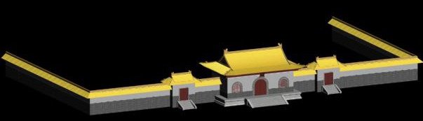 city chinese ancient luxury palace building - 107 3D Model .c4d .max .obj .3ds .fbx .stl .blend 