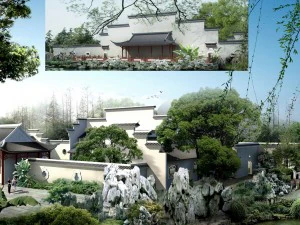 都市中国古代の豪華な宮殿の建物 - 109 3Dモデル