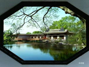 도시 중국 고대 럭셔리 궁전 건물 - 110 3D 모델