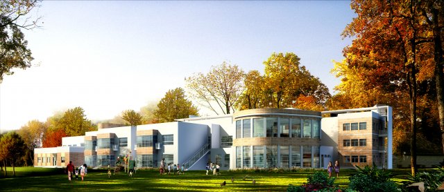 kindergarten happy city office buildings - 01 3D Модель .c4d .max .obj .3ds .fbx .stl .blend 