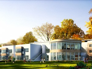 kindergarten happy city office buildings - 01 3D Модель