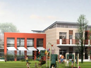 kindergarten happy city office buildings - 05 3D Модель