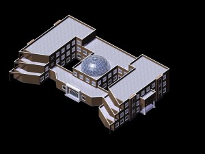 kindergarten happy city office buildings - 11 3D Model