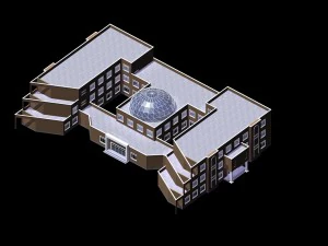 kindergarten happy city office buildings - 11 3D Model