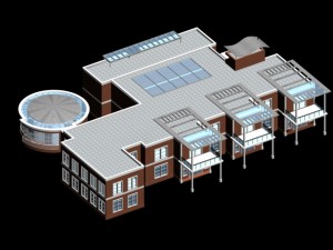 kindergarten happy city office buildings - 14 Modèle 3D