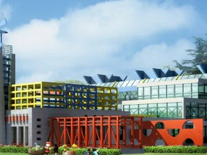 kindergarten happy city office buildings - 16 3D Model