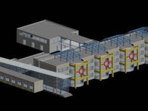 kindergarten happy city office buildings - 18 Modèle 3D