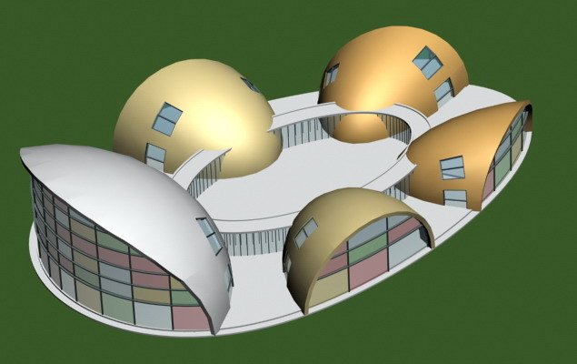 kindergarten happy city office buildings - 27 3D Модель .c4d .max .obj .3ds .fbx .stl .blend 