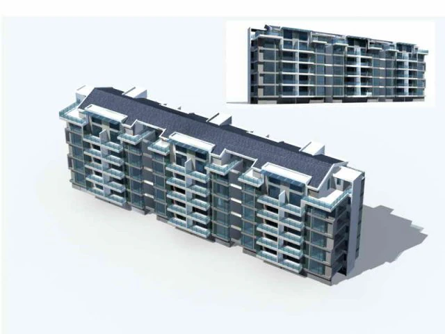 city residential garden villa office building design - 19 3D Model .c4d .max .obj .3ds .fbx .stl .blend 