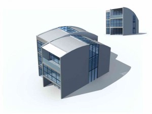 city residential garden villa office building design - 26 3D Model