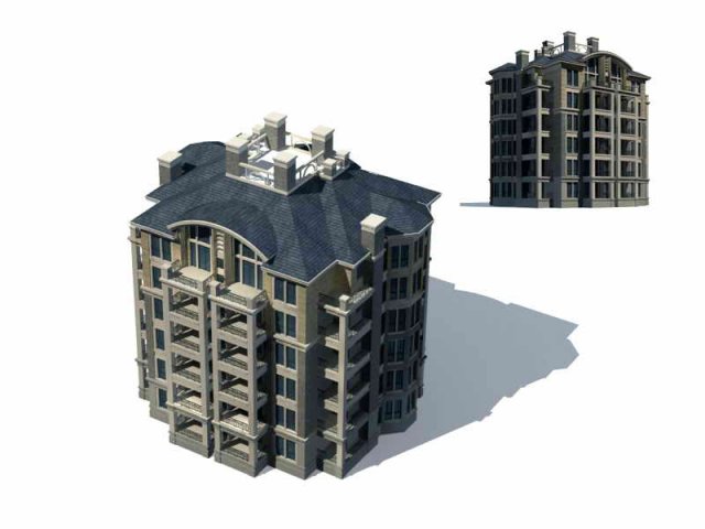 city residential garden villa office building design - 29 3Dモデル .c4d .max .obj .3ds .fbx .stl .blend