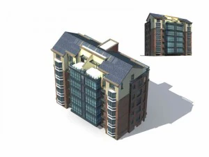 city residential garden villa office building design - 37 3D Model
