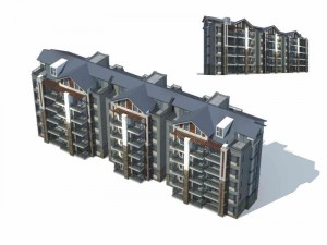 city residential garden villa office building design - 48 Modelo 3D