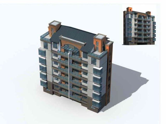 city residential garden villa office building design - 54 Modelo 3D .c4d .max .obj .3ds .fbx .stl .blend 