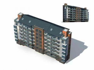 city residential garden villa office building design - 59 Modelo 3D