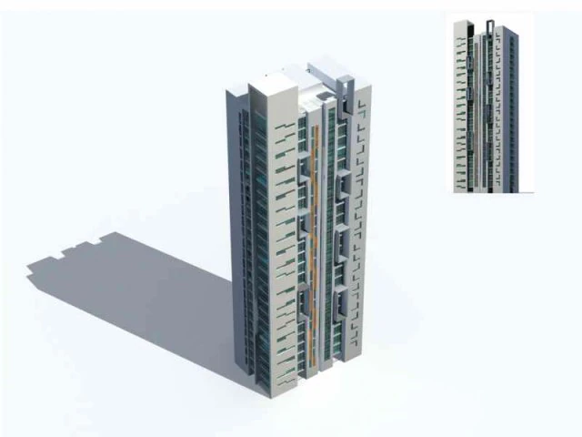 city residential garden villa office building design - 62 3D Model .c4d .max .obj .3ds .fbx .stl .blend 