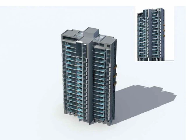 city residential garden villa office building design - 65 3D Model .c4d .max .obj .3ds .fbx .stl .blend 
