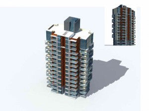 city residential garden villa office building design - 69 Modelo 3D