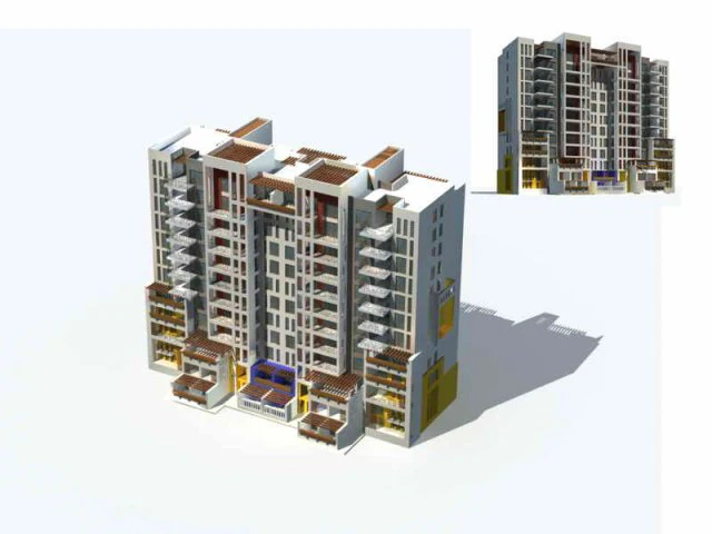 city residential garden villa office building design - 70 3D Model .c4d .max .obj .3ds .fbx .stl .blend 