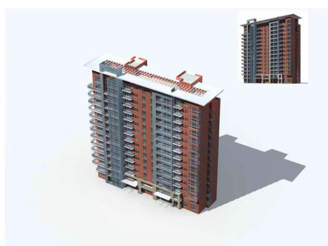 city residential garden villa office building design - 74 3D Model .c4d .max .obj .3ds .fbx .stl .blend