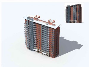 city residential garden villa office building design - 74 3D Model