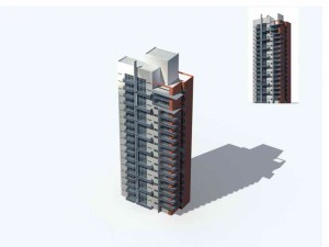city residential garden villa office building design - 76 3D Model