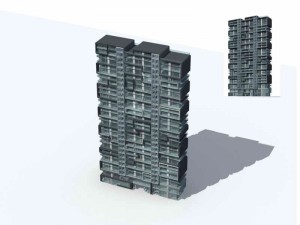 city residential garden villa office building design - 78 Modelo 3D