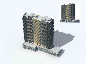 city residential garden villa office building design - 79 3D मॉडल