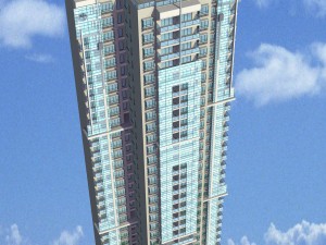 city residential garden villa office building design - 81 3D Модель