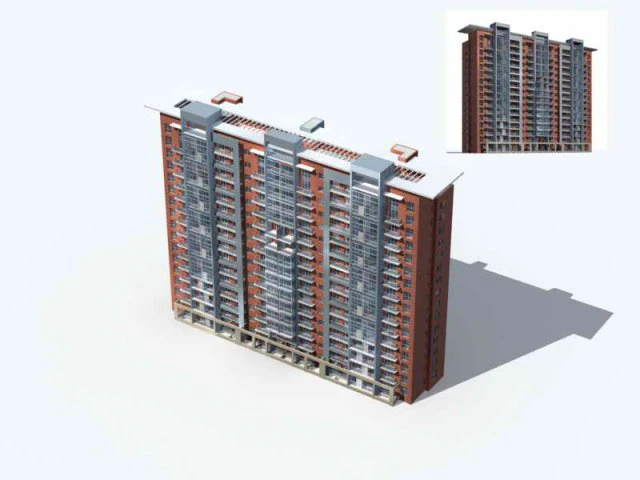 city residential garden villa office building design - 84 3D Model .c4d .max .obj .3ds .fbx .stl .blend