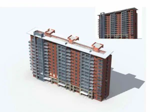 city residential garden villa office building design - 85 3D Model