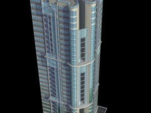 şehir konut bah&ccedil;e villa ofis binası tasarımı - 90 3D Model