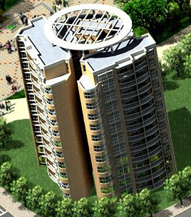city residential garden villa office building design - 100 3D Model .c4d .max .obj .3ds .fbx .stl .blend 