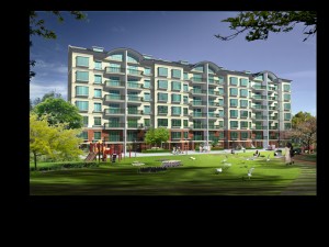 city residential garden villa office building design - 105 3D Model
