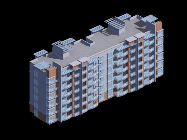 city residential garden villa office building design - 112 Model 3D .c4d .max .obj .3ds .fbx .stl .blend 