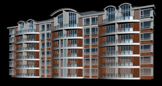 city residential garden villa office building design - 138 3D Model .c4d .max .obj .3ds .fbx .stl .blend 