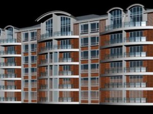 city residential garden villa office building design - 138 3D Model
