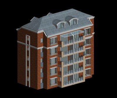 city residential garden villa office building design - 139 3D Model .c4d .max .obj .3ds .fbx .stl .blend 