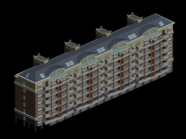 city residential garden villa office building design - 146 3D Model .c4d .max .obj .3ds .fbx .stl .blend 