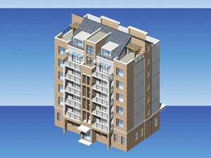 city residential garden villa office building design - 148 Modelo 3D