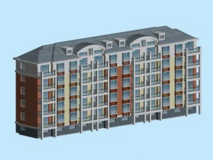 şehir konut bah&ccedil;e villa ofis binası tasarımı - 150 3D Model