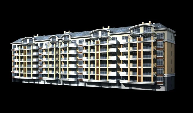 city residential garden villa office building design - 156 3D Model .c4d .max .obj .3ds .fbx .stl .blend 