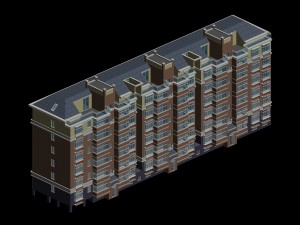 city residential garden villa office building design - 158 Modèle 3D