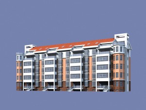city residential garden villa office building design - 167 3D Модель