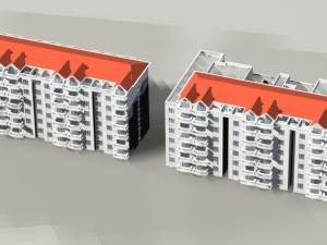 city residential garden villa office building design - 171 3D Model